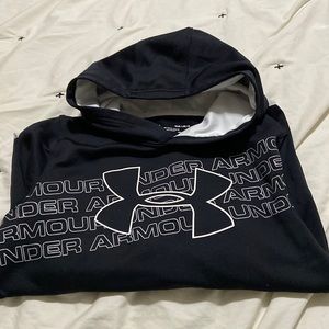 Boys Under Armour Hoodie YLG Loose Cold Gear